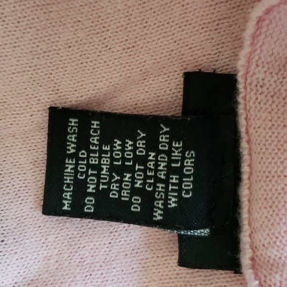 Rue 21 Light Pink Cat Heart Sweater medium - Picture 4 of 4